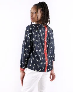 La Piscine Paris Blouse en satin à imprimés fantaisies Nenette*Femme Chemisiers & Blouses