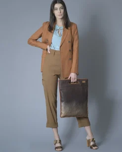 La Piscine Paris Blouse en soie à fronces et fils métalliques Nenette*Femme Chemisiers & Blouses