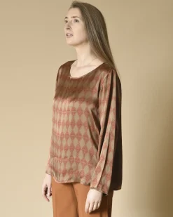 La Piscine Paris Blouse en soie à imprimés Diega*Femme Chemisiers & Blouses