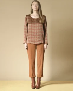 La Piscine Paris Blouse en soie à imprimés Diega*Femme Chemisiers & Blouses