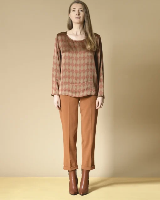 La Piscine Paris Blouse en soie à imprimés Diega*Femme Chemisiers & Blouses