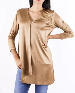 La Piscine Paris Blouse en viscose caramel Jijil*Femme Chemisiers & Blouses