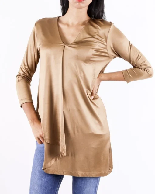 La Piscine Paris Blouse en viscose caramel Jijil*Femme Chemisiers & Blouses