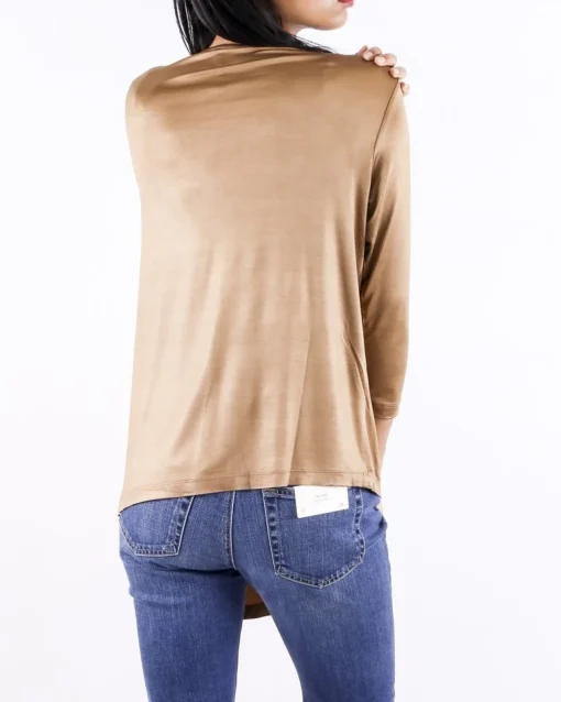 La Piscine Paris Blouse en viscose caramel Jijil*Femme Chemisiers & Blouses