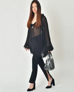 La Piscine Paris Blouse en voile transparent Nostra Santissima*Femme Chemisiers & Blouses