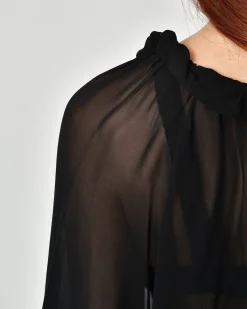 La Piscine Paris Blouse en voile transparent Nostra Santissima*Femme Chemisiers & Blouses