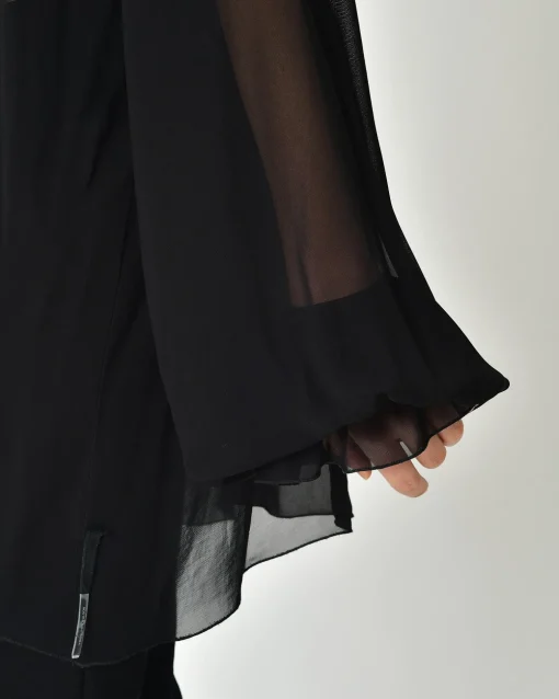 La Piscine Paris Blouse en voile transparent Nostra Santissima*Femme Chemisiers & Blouses