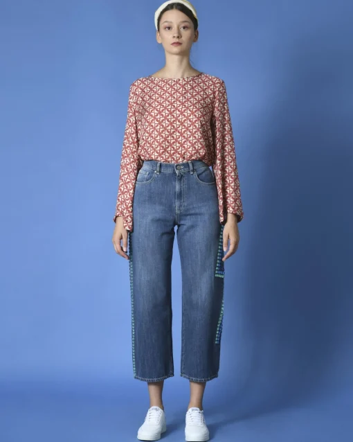 La Piscine Paris Blouse à motifs Diega*Femme Chemisiers & Blouses
