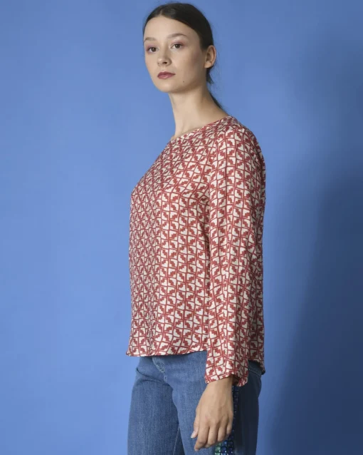 La Piscine Paris Blouse à motifs Diega*Femme Chemisiers & Blouses