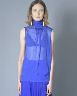 La Piscine Paris Blouse sans manches en soie Emanuel Ungaro*Femme Chemisiers & Blouses