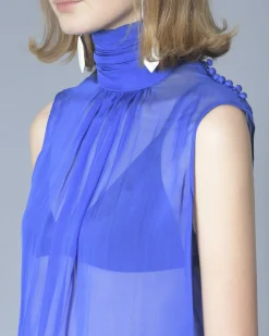 La Piscine Paris Blouse sans manches en soie Emanuel Ungaro*Femme Chemisiers & Blouses