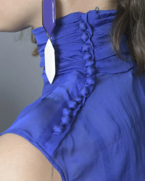 La Piscine Paris Blouse sans manches en soie Emanuel Ungaro*Femme Chemisiers & Blouses