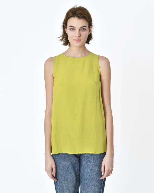 La Piscine Paris Blouse sans manches e pomme Blanca Luz*Femme Chemisiers & Blouses