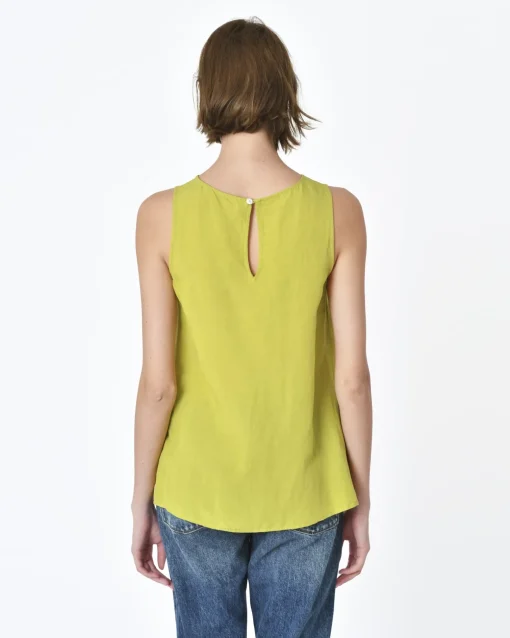 La Piscine Paris Blouse sans manches e pomme Blanca Luz*Femme Chemisiers & Blouses