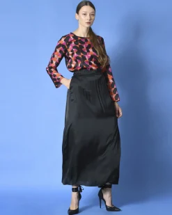 La Piscine Paris Blouse satinée à motifs abstraits Malaica*Femme Chemisiers & Blouses