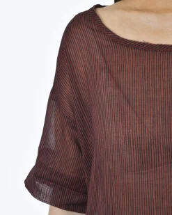 La Piscine Paris Blouse transparente rayée Diega*Femme Chemisiers & Blouses