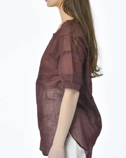 La Piscine Paris Blouse transparente rayée Diega*Femme Chemisiers & Blouses