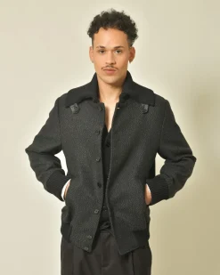 La Piscine Paris Blouson à imprimé chevron Daniele Alessandrini*Homme Blousons & Vestes