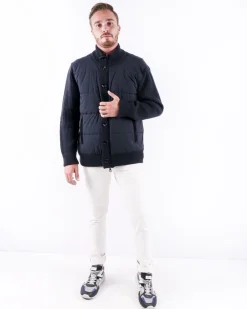 La Piscine Paris Blouson bi-matière en cachemire côtelé Manzoni 24*Homme Blousons & Vestes