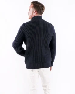 La Piscine Paris Blouson bi-matière en cachemire côtelé Manzoni 24*Homme Blousons & Vestes