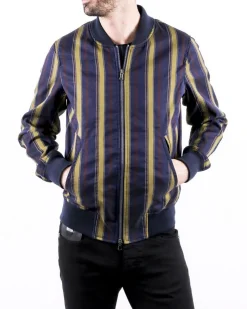 La Piscine Paris Blouson type bomber à rayures Ly Adams*Homme Blousons & Vestes