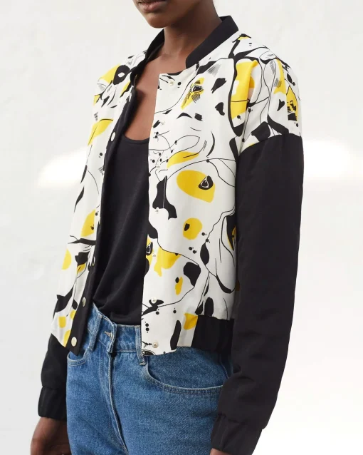 La Piscine Paris Blouson bombardier en soie Chacok*Femme Blousons & Vestes
