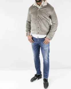 La Piscine Paris Blouson bomber en laine texturé Woolgroup*Homme Blousons & Vestes