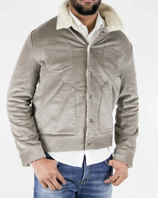 La Piscine Paris Blouson bomber en laine texturé Woolgroup*Homme Blousons & Vestes