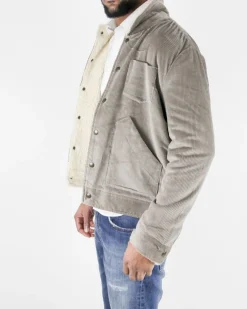 La Piscine Paris Blouson bomber en laine texturé Woolgroup*Homme Blousons & Vestes