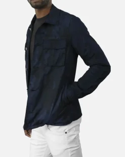 La Piscine Paris Blouson en coton imprimé camouflage Low Brand*Homme Blousons & Vestes