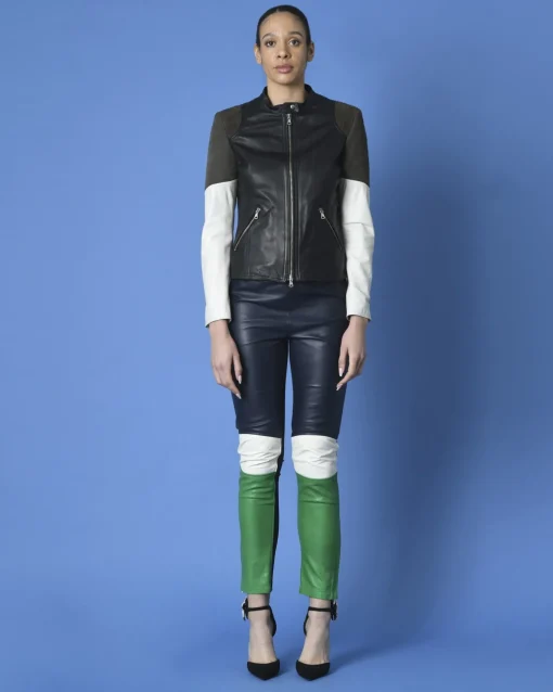 La Piscine Paris Blouson en cuir Golden Craft*Femme Blousons & Vestes