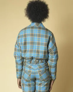 La Piscine Paris Blouson en laine à carreaux Roi du Lac*Femme Blousons & Vestes