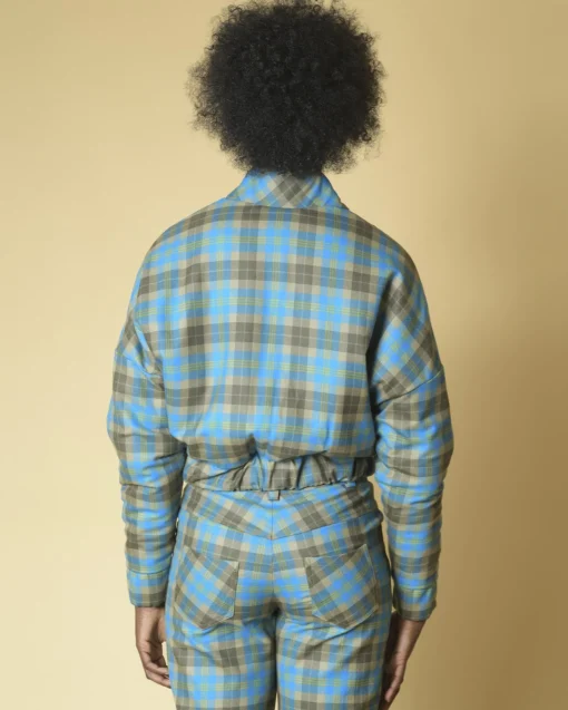 La Piscine Paris Blouson en laine à carreaux Roi du Lac*Femme Blousons & Vestes