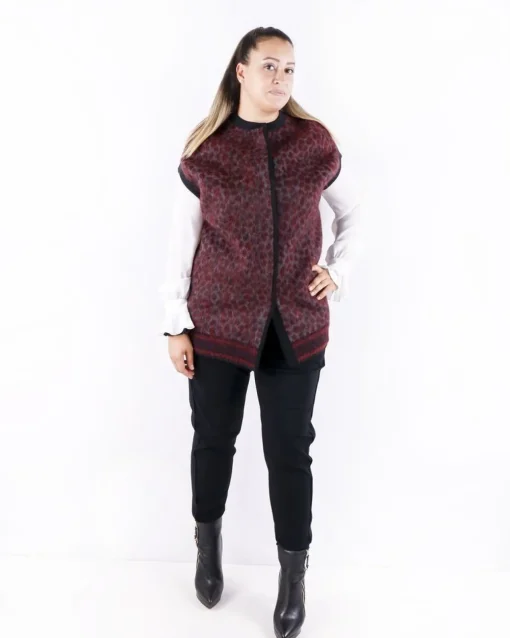 La Piscine Paris Blouson long en mohair à motif animal She's so*Femme Blousons & Vestes