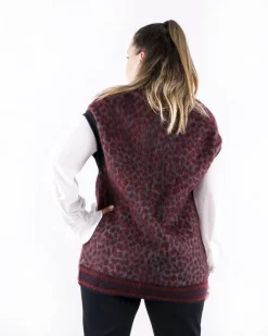 La Piscine Paris Blouson long en mohair à motif animal She's so*Femme Blousons & Vestes