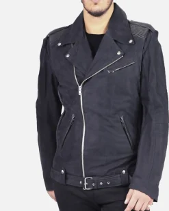 La Piscine Paris Blouson texturée en cuir Lords & Fools*Homme Blousons & Vestes