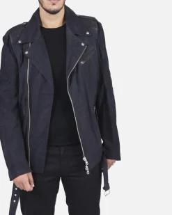 La Piscine Paris Blouson texturée en cuir Lords & Fools*Homme Blousons & Vestes
