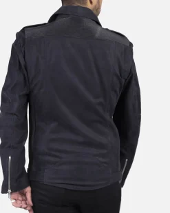 La Piscine Paris Blouson texturée en cuir Lords & Fools*Homme Blousons & Vestes