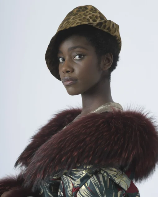 La Piscine Paris Bob à imprimé léopard JSC*Femme Chapeaux, Bonnets & Casquettes
