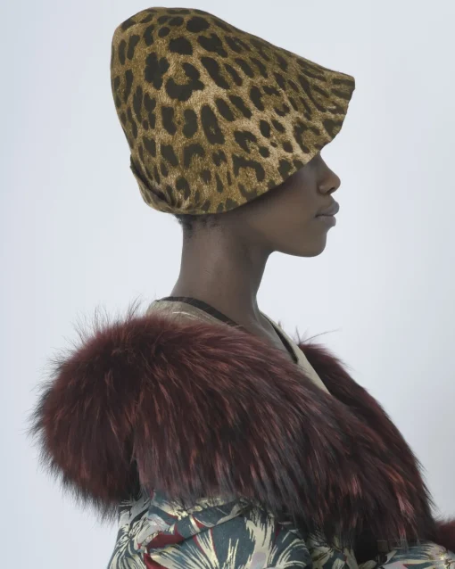 La Piscine Paris Bob à imprimé léopard JSC*Femme Chapeaux, Bonnets & Casquettes