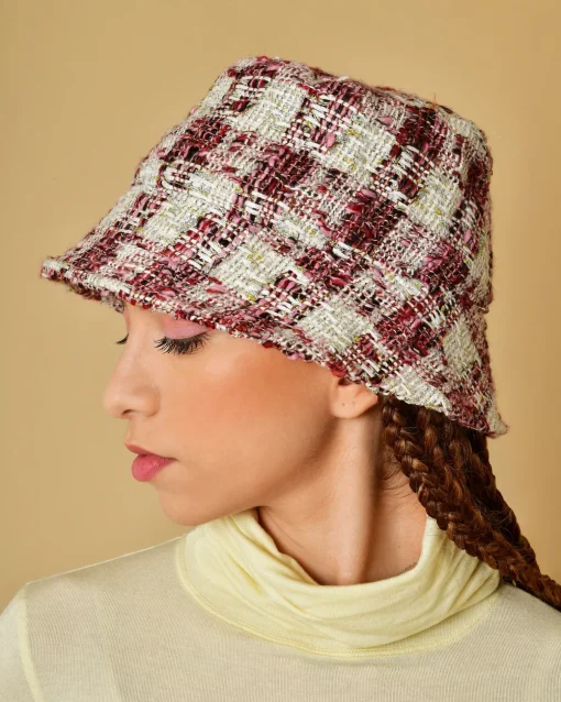 La Piscine Paris Bob en tweed Edward Achour*Femme Chapeaux, Bonnets & Casquettes