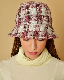 La Piscine Paris Bob en tweed Edward Achour*Femme Chapeaux, Bonnets & Casquettes