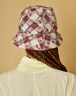 La Piscine Paris Bob en tweed Edward Achour*Femme Chapeaux, Bonnets & Casquettes