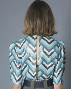 La Piscine Paris Body à imprimé géométrique Elisabetta Franchi*Femme Bodys