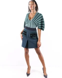 La Piscine Paris Body chauve souris en maille e côtelé Elisabetta Franchi*Femme Bodys
