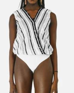 La Piscine Paris Body tulle perlé Elisabetta Franchi*Femme Bodys
