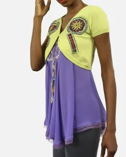 La Piscine Paris Boléro patchwork brodée Gaowei Xinzhan (GX)*Femme Tops