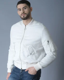 La Piscine Paris Bomber en nylon texturé Soulland*Homme Blousons & Vestes