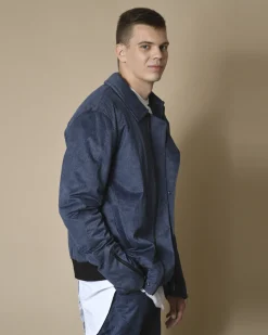 La Piscine Paris Bomber effet denim Lost & Found*Homme Blousons & Vestes