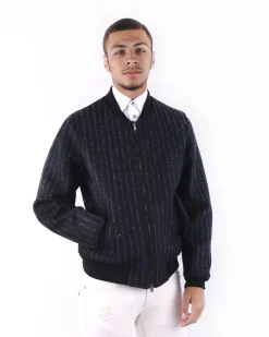 La Piscine Paris Bomber en laine rayée Archive 18-20*Homme Blousons & Vestes